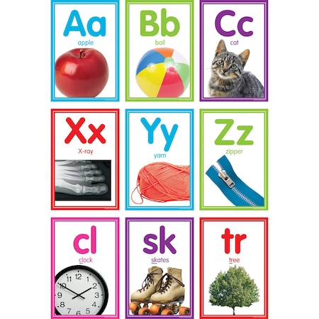 Teacher Created Resources Colorful Photo Alphabet Cards Bulletin Board Set TCR8798